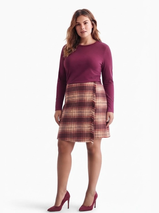 St. John's Bay Dresses & Skirts - 💐St. John's Bay Red Plaid A-Line Skirt